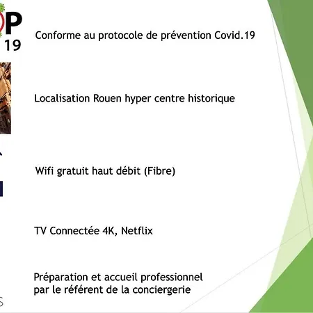 La Porte Cauchoise - Hypercentre coquet branché Rouen Esterno foto